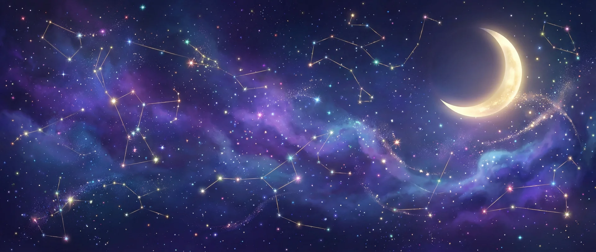 星空背景 - 超变态魔域 | 每日星座运势与塔罗占卜